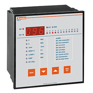 DCRK 12  АВТ. РЕГУЛЯТОР РЕАКТ. МОЩНОСТИ, 12 СТУПЕНЕЙ, 144*144