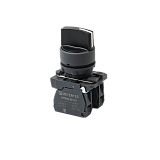 MTB5-AD33 Переключатель на 3 положения с фиксацией, короткая ручка, 2NO, IP65, пластик