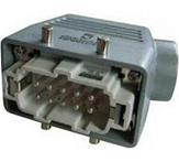 EBM10FU10 Вилка, 4-фиксатора, боковой ввод, 10 полюсов, 16А preview