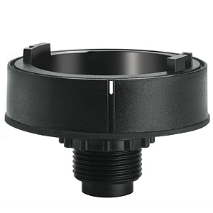 8 LB6 BP 05   БАЗА ДЛЯ ОТВЕРСТИЯ 22MM, ПЛАСТИК, ЧЕРНЫЙ