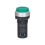 MTB8-EL31 Кнопка зеленая выступающая, с возвратом, 1NO, IP65, пластик