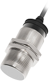 CR30CF10DPO Емкостной датчик цилиндрический, M30 мм, медно-никелевый сплав, заподлицо, выход PNP НО, регул. чувствит., расст. сраб. Sn=10 мм, питание 10…30VDC, 50 Гц, IP67, кабель 2 м