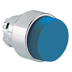 8LM2TQ206 Толкатель кнопки c фиксацией в металлическом корпусе, выступающий тип, (без крепежного основания ..AU120) цвет синий