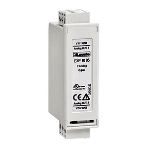 EXP1005 Модуль расширения, 2 аналоговых цифровых выхода 0/4-20mA/0-100V/0.+/-5V