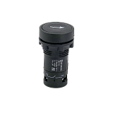 MTB7-EA21561 Кнопка плоская черная, маркировка "стрелка вверх", 1NO, IP54, пластик