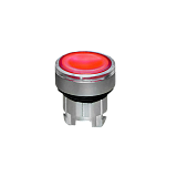 MTB4-BW346C Головка кнопки с подсветкой, красная, IP65, металл
