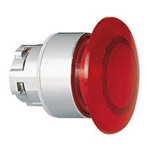 8 LM2T BL6144 Толкатель грибовидной кнопки d=40 мм в металлическом корпусе, с возможностью установки подсветки, без фиксации, (без крепежного основания ..AU120), цвет красный