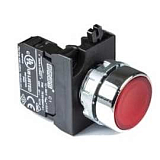 Кнопка нажимная круглая красная CM100DК (1НО) preview
