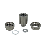 Б.П.1.20Х1,5.40.1 [М01] Бобышка(без маркировки)  Бобышка прямая для датчиков, вентилей, гильз и трубок с приварным штуцером резьбой М20х1,5 длиной 40 мм из стали СТ20 preview