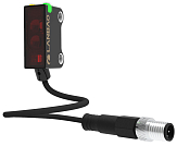 PST-YR16DPOR-F3 Фотодатчик диффузного типа, функция BGS, размер 15,2x8,4x21,8 мм, расст. сраб. до Sn=16 мм, красн. 635 нм, выход PNP, режим работы: на свет, питание 10-30VDC, IP67, кабель PVC 20 см с разъёмом M8 3 pin preview