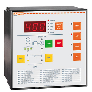 31RGAM12RC  (Замена на новую серию RGK800 )   Панель автоматического управления ДГУ программируемая с RS485, 4 режима, питание 12VDC