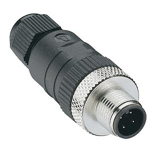 RSC 4/7 Разъем прямой  без кабеля, для датчиков под разъём M12, 4pin, вилка, уплотнитель для кабеля, IP67,  Lumberg