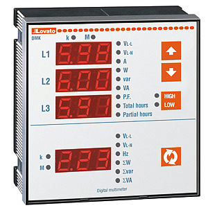 DMK 25  МОДУЛЬНЫЙ ЦИФРОВОЙ ПРИБОР 47 ИЗМЕРЕНИЙ 12-24VDC