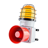 SNT-E12522-D-3 Желтая Промышленная светодиодная сирена, с литым корпусом, комбинированная, 85-260V AC/DC preview