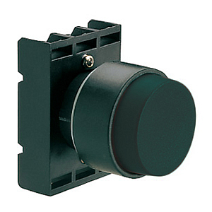 8 LP2T B202 Толкатель кнопки в пластиковом корпусе, выступающий тип, без фиксации, (с крепежным основанием ..AU120), цвет черный