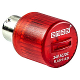IKMF024K Cтробоскоп FLESH, цоколь BA15S, для сигнальных колонн серии IK, красный цвет (EMAS)