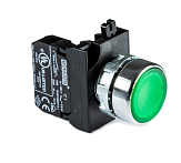 CM190DY Кнопка с подсветкой-светодиод  зеленая (1НО) preview