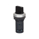 MTB8-ED35 Переключатель на 3 положения, с фиксацией, короткая ручка, 1NO+1NC, IP65, пластик