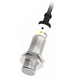 CR18CF05DPO Емкостной датчик цилиндрический, M18x70 мм, медно-никелевый сплав, заподлицо, выход PNP НО, регул. чувствит., расст. сраб. Sn=5 мм, питание 10…30VDC, 50 Гц, IP67, кабель 2 м preview