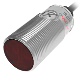 PSM-BC10DPB Фотодатчик диффузного типа, M18, медно-никелевый сплав, инфр. свет (940 нм), выход PNP, режим работы: на свет / на затемнение, Sn= 100 мм (D-тип), IP67, кабель 2м