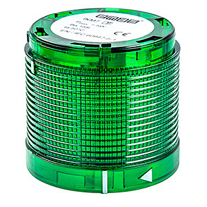 IKM7Y Сигнальный модуль для колонны 70 мм зеленый