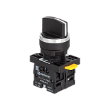 MTB2-EDZ135 Переключатель на 3 положения с возвратом в центре, короткая ручка, 2NO, IP54, пластик