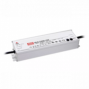 HLG-240H-12A AC-DC - Mean Well (MW) сетевой преобразователь - P вых: 192 Вт; Выход: 12 В; U1: 6...12 В; I1: 8...16 А
