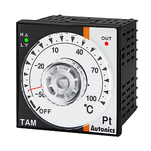 TAM-B4RP2C Температурный контроллер, DIN W72XH72mm, Аналоговый, ПИД-регулятор, релейный выход, вход термосопротивления, 200 C°, 100-240VAC
