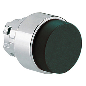 8LM2TQ202 Толкатель кнопки c фиксацией в металлическом корпусе, выступающий тип, (без крепежного основания ..AU120) цвет черный