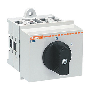 GX16 10 O48 КУЛАЧКОВЫЙ ВЫКЛЮЧАТЕЛЬ ТРЕХПОЛЮСНЫЙ 2 ПОЛОЖЕНИЯ ИСПОЛНЕНИЕ МОДУЛЬНОЕ