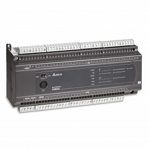 DVP60ES200R Контроллер ПЛК : 36DI/24DO (Relay), 100~240 AC Power, 3 COM: 1 RS232 & 2 RS485