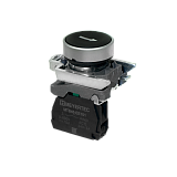 MTB4-BA21551 Кнопка плоская черная, маркировка "стрелка вверх", 1NO, IP65, металл preview