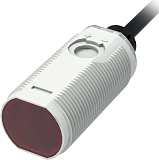 PSS-YC10DPBR Оптический датчик диффузного типа, функция BGS, корпус M18, пластиковый, красн. 660 нм, питание 10-30VDC, выход PNP, режим работы: на свет/на затемнение, расст. сраб. Sn=10 cм, IP67, D-тип, кабель 2 м