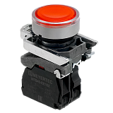 MTB4-BW34721 Кнопка красная с подсветкой, 1NС, 24V AC/DC, IP65, металл preview