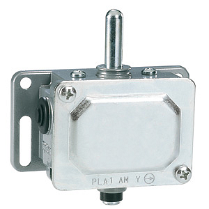 PLA1AMW Металлический концевой выключатель с ручным и магнитным возвратом, нажимной толкатель, IP65