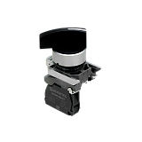 MTB4-BJ41 Переключатель на 2 положения с возвратом, длинная ручка, 1NO, IP65, металл