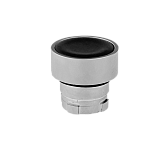 MTB2-BA2 Головка кнопки плоская, черный, мет.