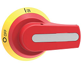 GAX66N Рукоятка с блокировкой двери, IP65, с рычагом, квадратное сечение 7мм. Цвет желтый/красный, винтовое крепление. preview