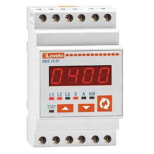 DMK75 R1 3-х фазный ВОЛЬТМЕТР, АМПЕРМЕТР, ВАТТМЕТР с релейным выходом.