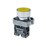 MTB2-BAZ115 Кнопка плоская, желтая, 1NO, мет. preview