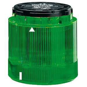 8LT7GLM3 Световой модуль мигающего света  без лампы,  зеленый 240VAC