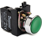 CM100DY Кнопка нажимная круглая зеленая preview