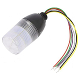 IF5T024ZM05 Сигнальная колонна 3 уровня в одном модуле, 3 цвета, зуммер, PLC контроллер, 24В DC, крепление M22, IP65 (EMAS)