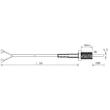 TS1-K-4.8-5-M6-S1-1.5M-U Термопара типа K, защитная трубка диаметром 4,8 мм и длиной 5 мм, с вращающейся гайкой М6х10, кабель 1,5 м preview