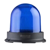 SNT-1212-B-4 Сигнальный маяк 125 мм с расширенным диапазоном питания, стробоскопический эффект, Синий, 24-90V DC / 24-60V AC, IP65. Зуммер preview